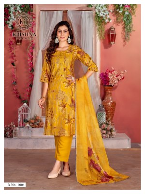 Fashion digital vol 1 by Krishna trends fancy modal heavy printed readymade suit catalogue at affordable rate readymade suit catalogs