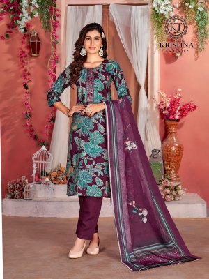 Fashion digital vol 1 by Krishna trends fancy modal heavy printed readymade suit catalogue at affordable rate readymade suit catalogs