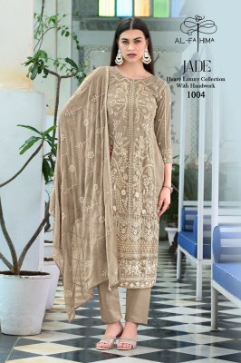 Fathima by Jade georgette heavy embroidered readymade suit catalogue at amavie expo readymade suit catalogs