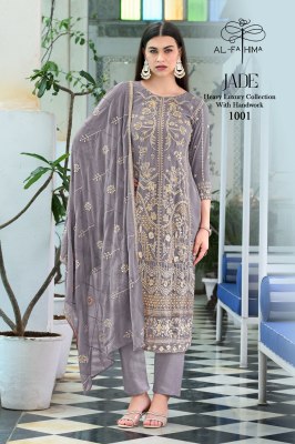 Fathima by Jade georgette heavy embroidered readymade suit catalogue at amavie expo readymade suit catalogs