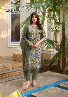 Festival vol 3 by Vaniska Straight chanderi printed readymade suit collection at affordable rate readymade suit catalogs
