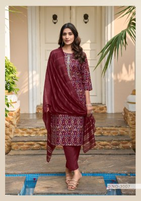 Festival vol 3 by Vaniska Straight chanderi printed readymade suit collection at affordable rate readymade suit catalogs