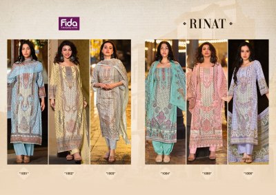 Fida by Rinat digital cotton slub unstitched salwar kameez catalogue at wholesale price salwar kameez catalogs