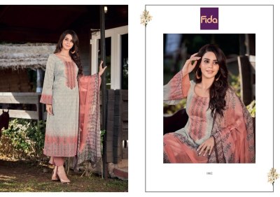 Fida by Shiza fancy digital cotton satin unstitched dress material catalogue salwar kameez catalogs