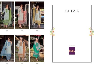 Fida by Shiza fancy digital cotton satin unstitched dress material catalogue salwar kameez catalogs