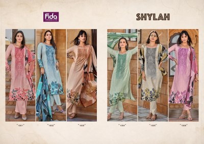 Fida by Shylah cotton digital printed salwar kameez catalogue at low rate salwar kameez catalogs