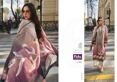 Fida by sana fancy digital blended voile cotton unstitched dress material catalogue at low rate salwar kameez catalogs