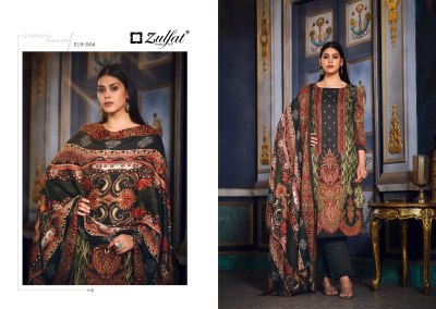 Firdaus by Zulfat pure wool pashmina digital printed dress material low price salwar kameez catalogs