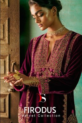 Firodus velvet collection by deepsy suits unstitched designer suit with velvet heavy embroidery at wholesale rate salwar kameez catalogs