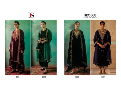 Firodus velvet collection by deepsy suits unstitched designer suit with velvet heavy embroidery at wholesale rate salwar kameez catalogs