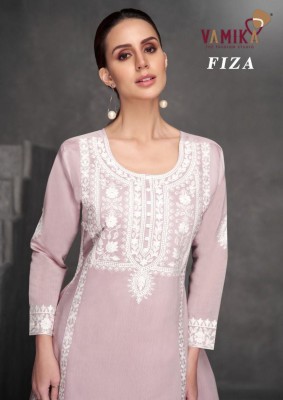 Fiza by Vamika heavy cotton thread work readymade suit catalogue at affordable rate Mens