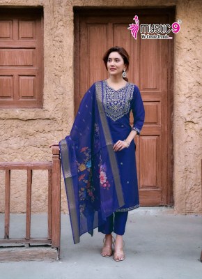 Fiza vol 9 by Mystic 9 Premium Quality embroidered readymade suit collection with affordable rate readymade suit catalogs