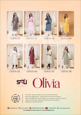 Flauntforever with S4u by Shivalis new launch Olivia 3 fancy kurti catalog at wholesale price  kurtis catalogs