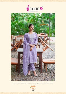 Flora vol 1 by Mystic 9 Premium quality embroidered readymade suit catalogue at affordable rate readymade suit catalogs