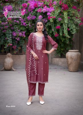 Flora vol 2 by MYstic 9 Premium Quality embroidered readymade suit catalogue at low price readymade suit catalogs