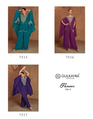 Florence Vol 2 by Gulkayra designer Free sized elegant co ord set collection at amaviexpo Size wise Combo Set