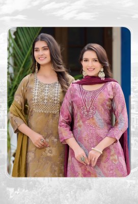 Florence by Rangmaya Modal silk designer kurti pant and dupatta catalogue at affordable rate readymade suit catalogs