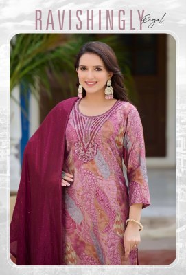 Florence by Rangmaya Modal silk designer kurti pant and dupatta catalogue at affordable rate readymade suit catalogs