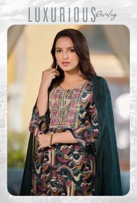 Florence by Rangmaya Modal silk designer kurti pant and dupatta catalogue at affordable rate readymade suit catalogs