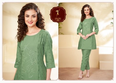 Four roses by pick and choose designer embroidered co ord set catalogue at affordable rate Size wise Combo Set