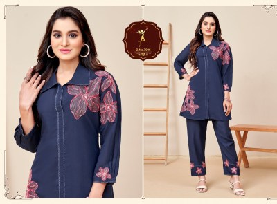 Four roses by pick and choose designer embroidered co ord set catalogue at affordable rate Size wise Combo Set