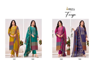 Freya by IBIZA Pure Pashmina Digital Printed Embroidered Unstitched Salwar suit collection  salwar kameez catalogs