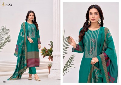 Freya by IBIZA Pure Pashmina Digital Printed Embroidered Unstitched Salwar suit collection  salwar kameez catalogs