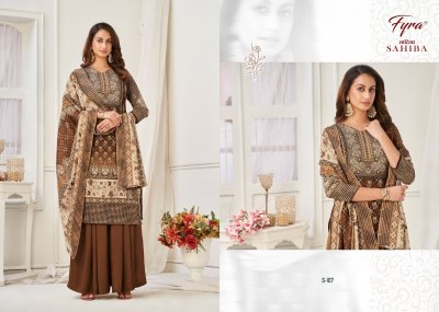 Fyra Designing Hub by Alok Suit Pure Soft Cotton Digital Print With Swarovski Diamond Work unstitched fancy sharara suit catalogue at low rate dress material catalogs