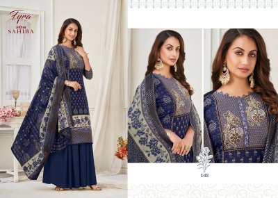 Fyra Designing Hub by Alok Suit Pure Soft Cotton Digital Print With Swarovski Diamond Work unstitched fancy sharara suit catalogue at low rate dress material catalogs