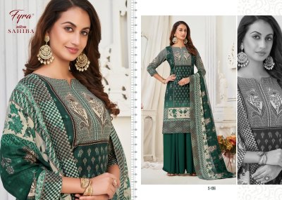 Fyra Designing Hub by Alok Suit Pure Soft Cotton Digital Print With Swarovski Diamond Work unstitched fancy sharara suit catalogue at low rate dress material catalogs