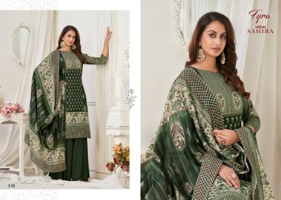 Fyra Designing Hub by Alok Suit Pure Soft Cotton Digital Print With Swarovski Diamond Work unstitched fancy sharara suit catalogue at low rate dress material catalogs