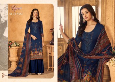 Fyra by Alok suit present Gul e naaz pure soft cotton embroidered fancy sharara suit catalogue at wholesale price fancy sharara suit Catalogs