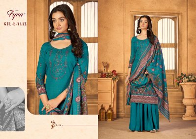 Fyra by Alok suit present Gul e naaz pure soft cotton embroidered fancy sharara suit catalogue at wholesale price fancy sharara suit Catalogs