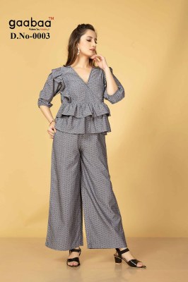Gaabaa lunch Summer Cool dyed Soft fancy Co-ord set catalogue wholesale catalogs