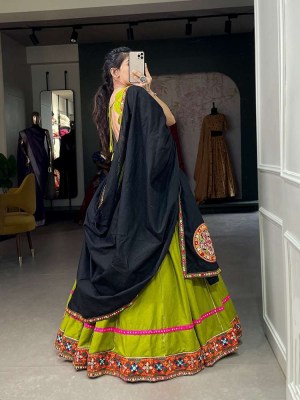 Gamthiwork Navratri specail green colour Navaratri Lehenga Choli collection  lehenga choli catalogs