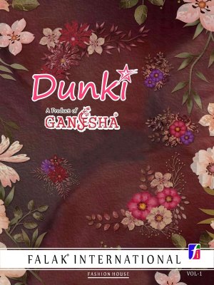 Ganesha present dunki vol 1 pure cotton printed saree catalogue sarees catalogs