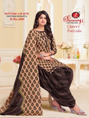 Ganeshji Cherry Patiyala vol 4 Indo Cotton With Designer Prints unstitched salwar kameez catalogue at affordable rate salwar kameez catalogs