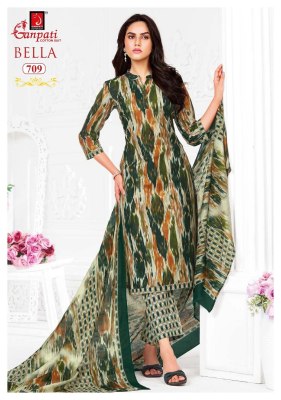 Ganpati Bella Vol 7 Kurti Pant With Dupatta Pure Cotton Printed Kurti Wholesale kurtis catalogs
