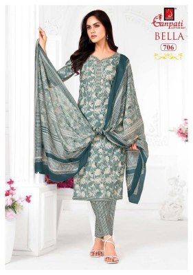 Ganpati Bella Vol 7 Kurti Pant With Dupatta Pure Cotton Printed Kurti Wholesale kurtis catalogs