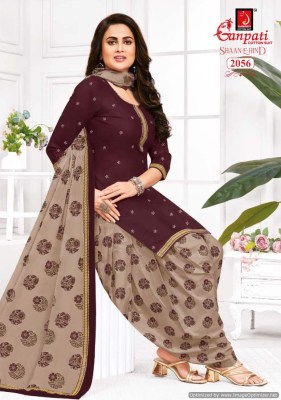 Ganpati Shaan E Hind Vol 9 heavy cotton printed dress material catalogue salwar kameez catalogs