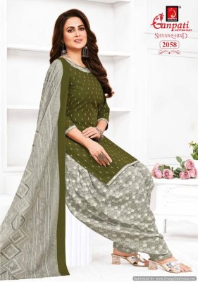 Ganpati Shaan E Hind Vol 9 heavy cotton printed dress material catalogue salwar kameez catalogs