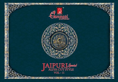 Ganpati Suit present Jaipuri Special Nayra Cut Style anarkali suit catalogue at affordable rate readymade suit catalogs