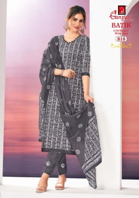 Ganpati by Batik vol 8 heavy cotton printed readymade suit catalogue rate Ganpati Suits