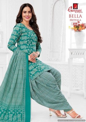 Ganpati by Bella patiyala vol 4 heavy cotton printed dress material catalogue salwar kameez catalogs