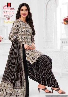 Ganpati by Bella patiyala vol 4 heavy cotton printed dress material catalogue salwar kameez catalogs