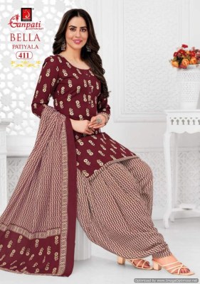 Ganpati by Bella patiyala vol 4 heavy cotton printed dress material catalogue salwar kameez catalogs