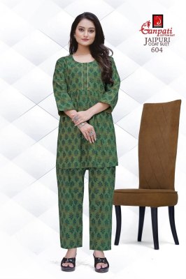 Ganpati by Jaipuri vol 6 heavy pure cotton fancy co ord set catalogue at affordable rate Size wise Combo Set