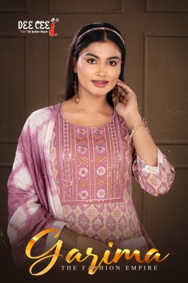 Garima by Deecee reyon capsule sequence work top bottom and dupatta collection at affordable rate Dee cee