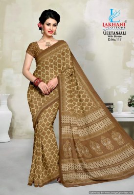 Geetanjali by Lakhani heavy pure cotton printed saree catalogue sarees catalogs