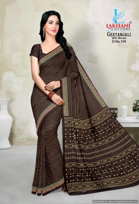 Geetanjali by Lakhani heavy pure cotton printed saree catalogue sarees catalogs